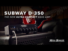 Load and play video in Gallery viewer, Mesa Boogie Subway D-350 Ultra Compact Bass Amp Head new
