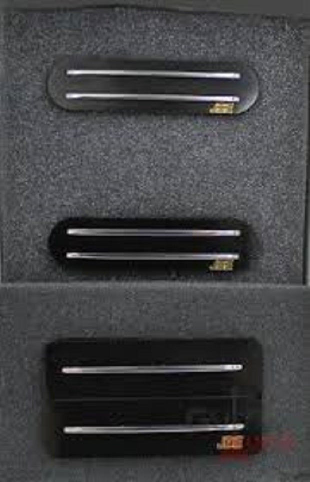 Joe Barden Engineering (JBE Pickups) HSS strat pickup set black (Single Mode HB Bridge)