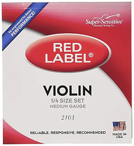 Red Label 2103 Violin 1/4 Medium Gauge