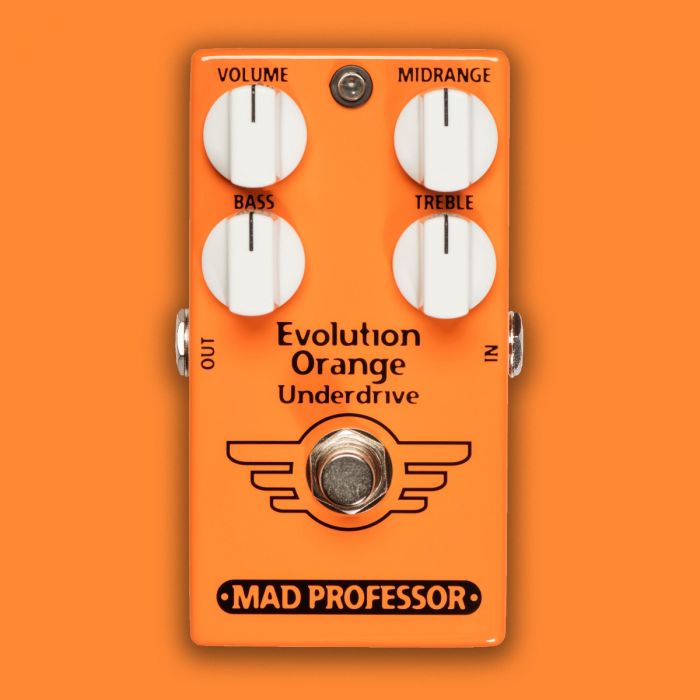 Mad Professor Evolution Orange Underdrive guitar effect pedal