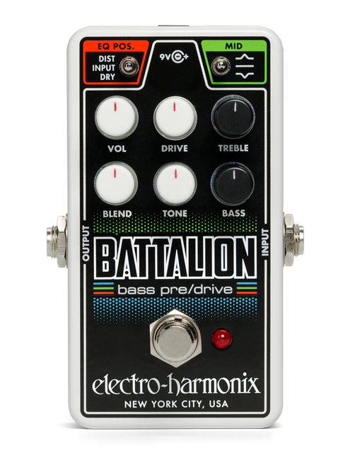 Electro-Harmonix Nano Battalion Bass Preamp and Overdrive