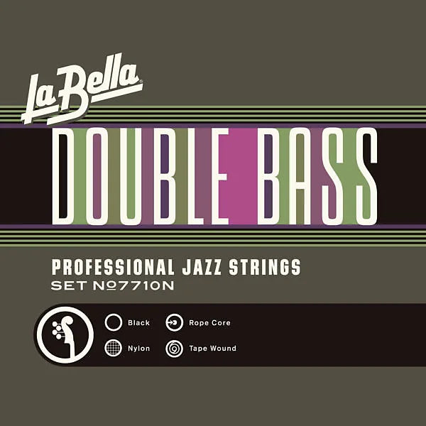 La Bella 7710N Nylon Double Bass Strings Professional Jazz Strings