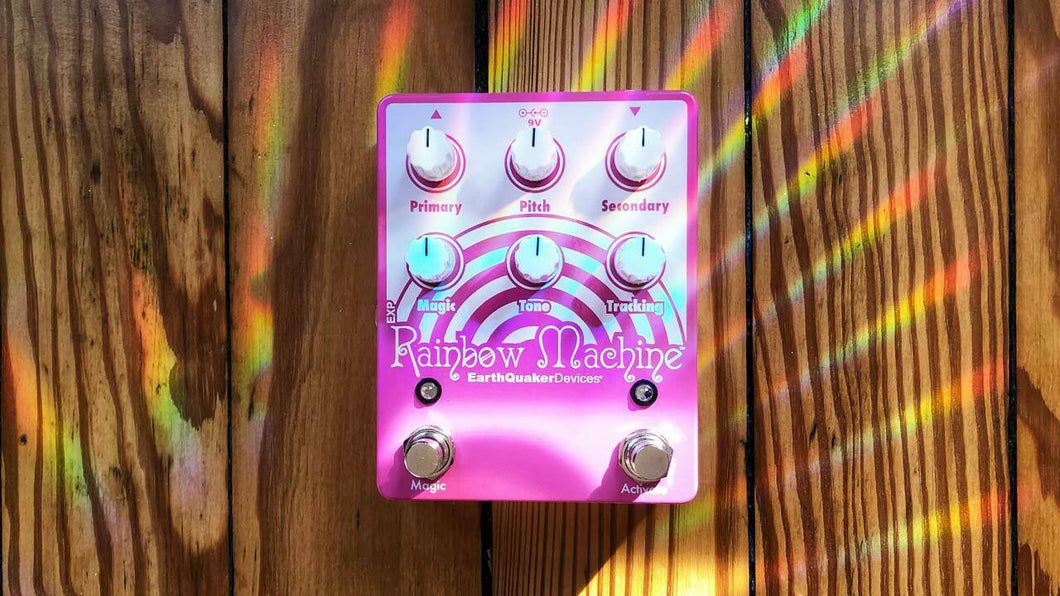 EarthQuaker Devices Rainbow Machine Polyphonic Pitch Shifting Modulator V2 Pink guitar effect pedal