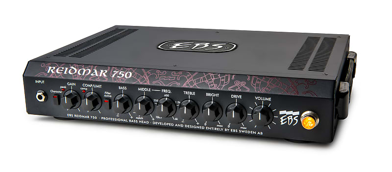 EBS RD750 Reidmar 750 Watts digital portable bass guitar head with drive control (Discontinued)