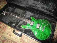 Load image into Gallery viewer, Dean USA Icon Translucent Emerald Green Flame Top with hardshell case
