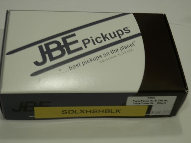 Joe Barden Engineering (JBE Pickups) HSH Set (Two/Tone HB Neck - S-Dlx M- Two/Tone HB Bridge) Black