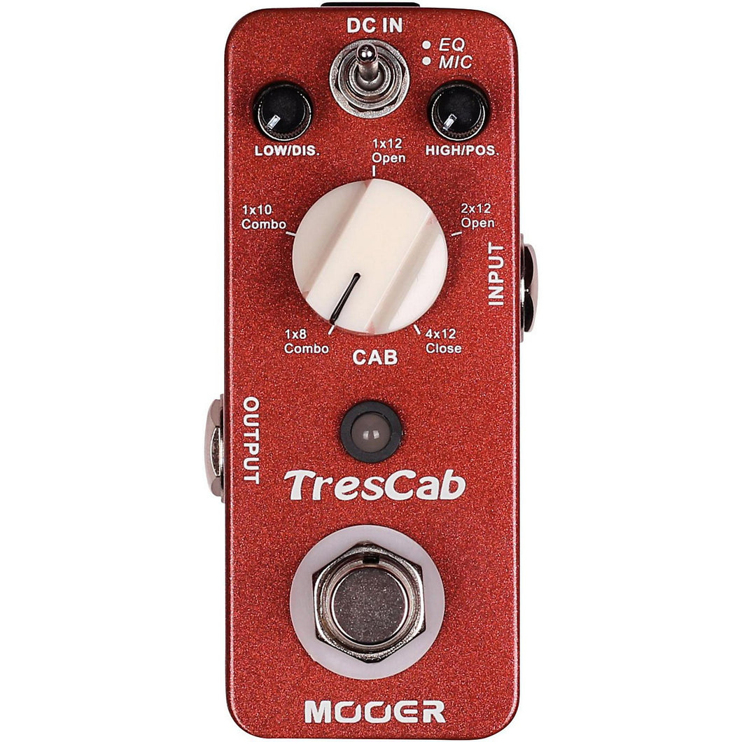 Mooer Trescab cabinet simulator guitar efect pedal
