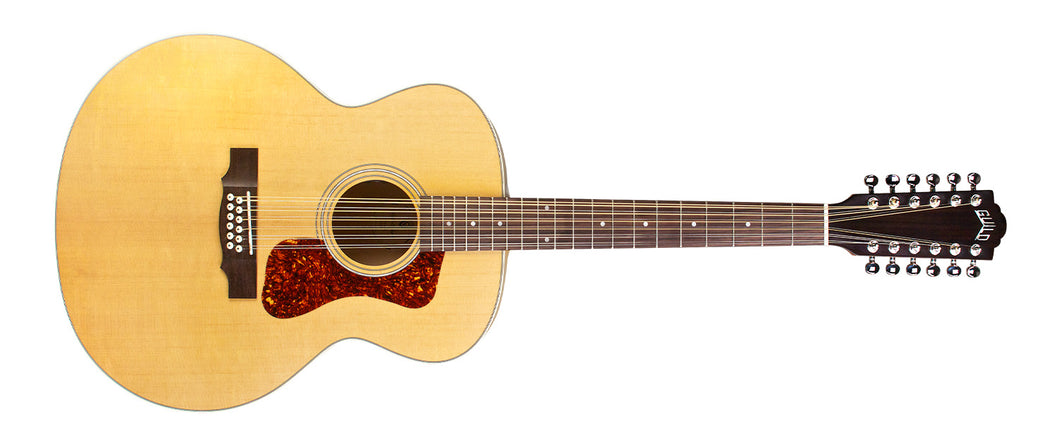 GUild F-2512E BLD Maple Jumbo 12-string Acoustic Electric Blond