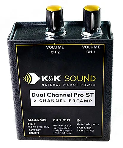 K&K Sound Dual Channel Pro ST Stereo Guitar Preamp/EQ – Al Bien